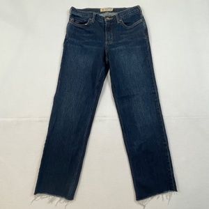 Carhartt dark wash original fit straight leg eans size 4